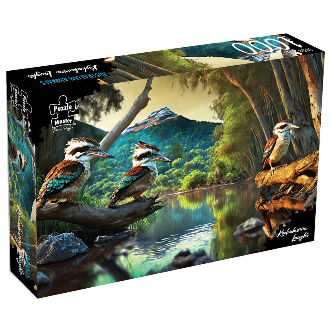 Kookaburra Laughs - Australian Animals - 1000pc Jigsaw Puzzle - BMS016962