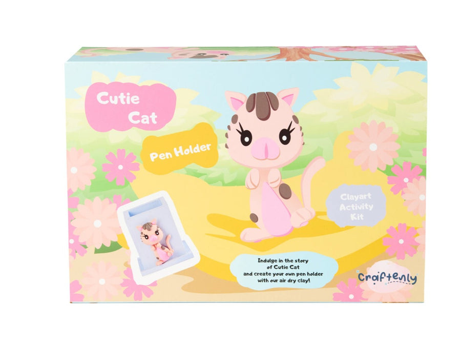 Cutie Cat - Creative Clay Craft Fun Box