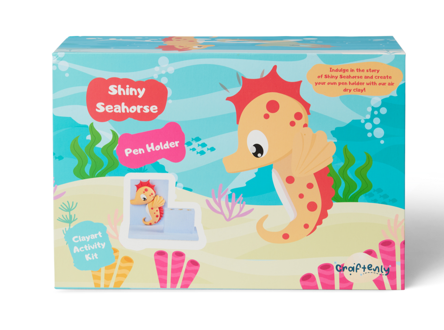 Shiny Seahorse - Creative Clay Craft Fun Box