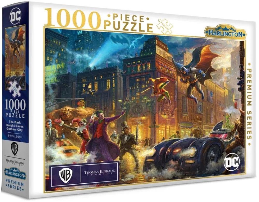 The Dark Knight - Thomas Kinkade - 1000pc Jigsaw Puzzle - MJM20082