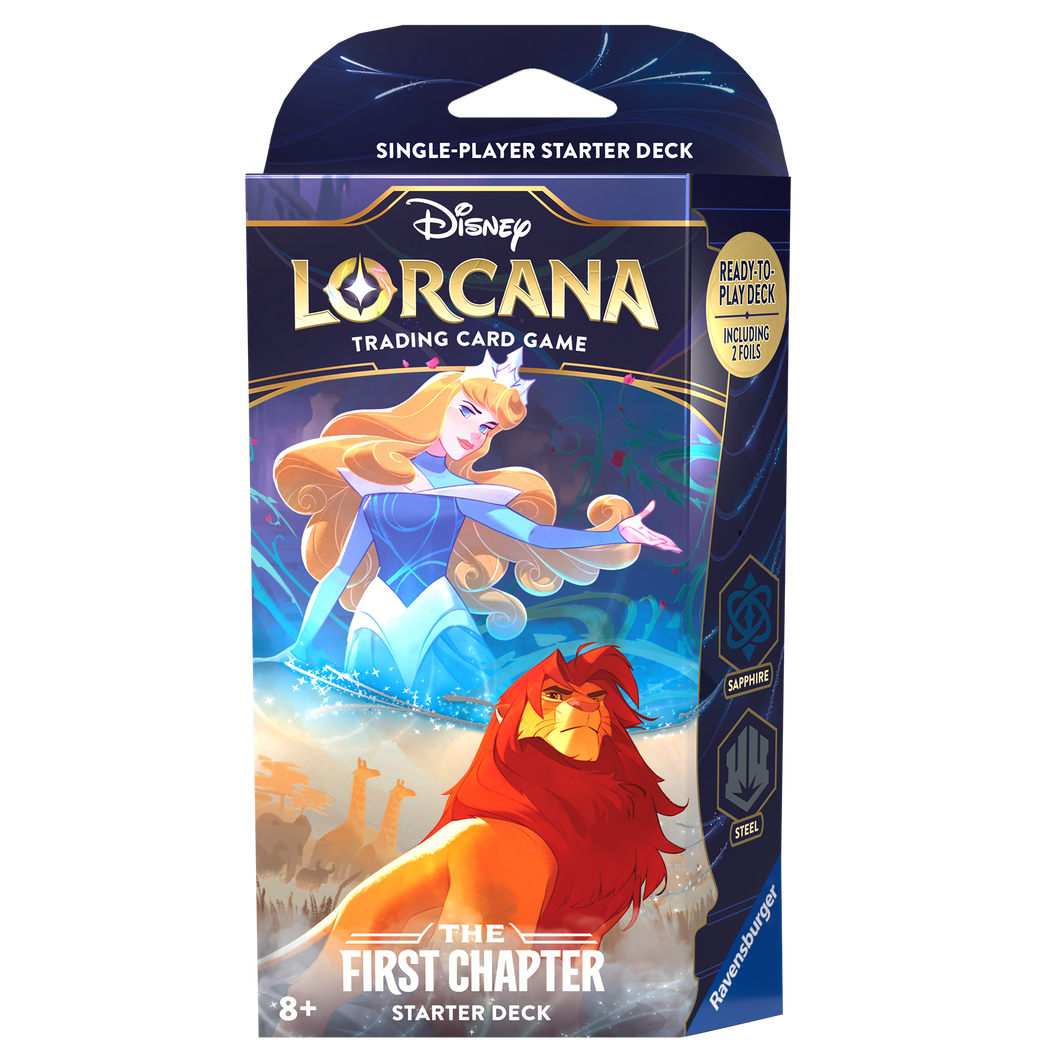 The First Chapter [S1] - Sapphire/Steel - Starter Deck - Disney Lorcana