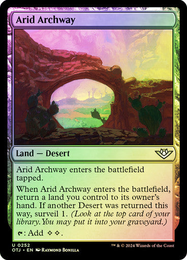 Arid Archway (Foil) #0252 L U [OTJ]