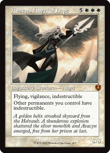 Avacyn, Angel of Hope (Retro Frame) #0477 W M [INR]