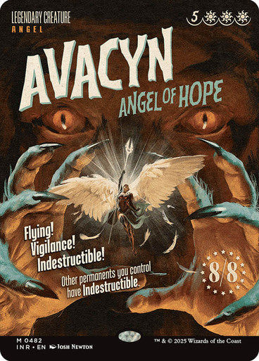 Avacyn, Angel of Hope (Borderless) #0482 W M [INR]