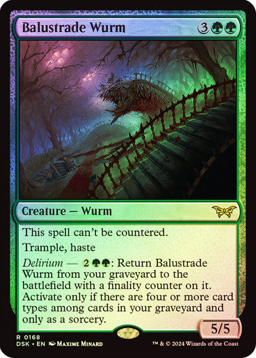 Balustrade Wurm (Foil) #0168 G R [DSK]