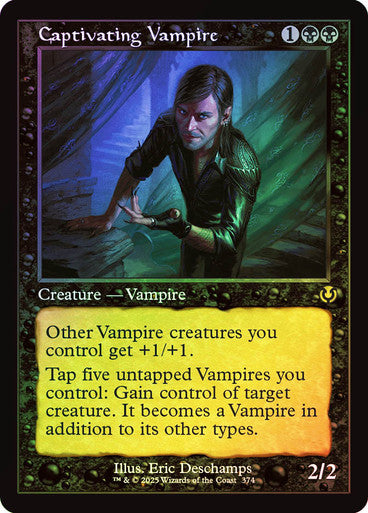 Captivating Vampire (Retro Frame Foil) #0374 Bk R [INR]