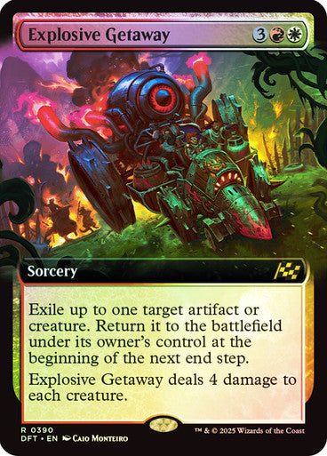 Explosive Getaway (Extended Art Foil) #0390 M R [DFT]