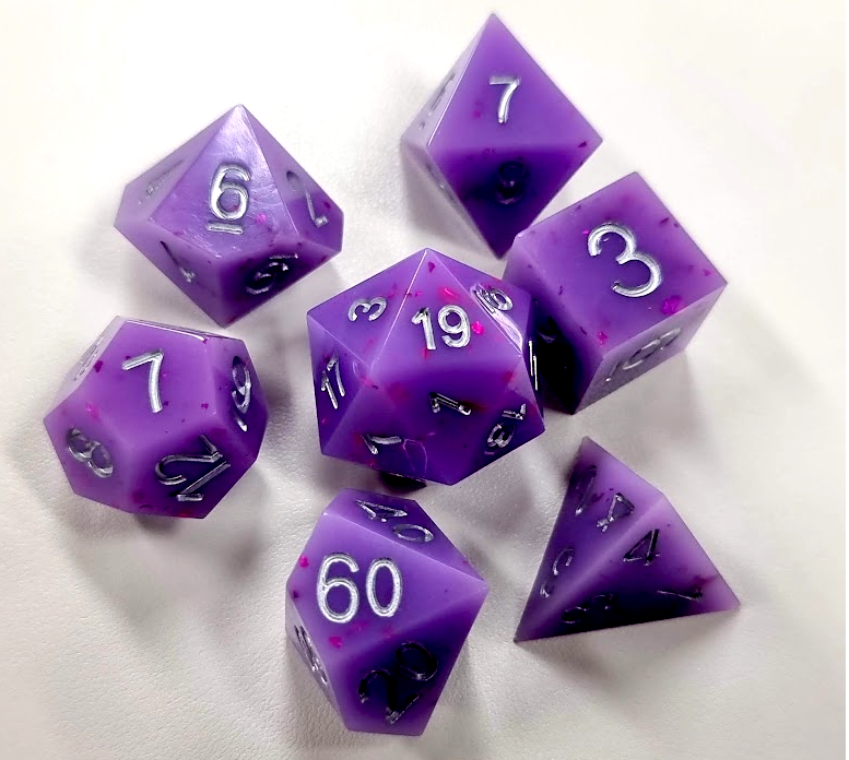 Taro - Ice Cream Series - Resin Polyhedral Dice Set (7) - ACE