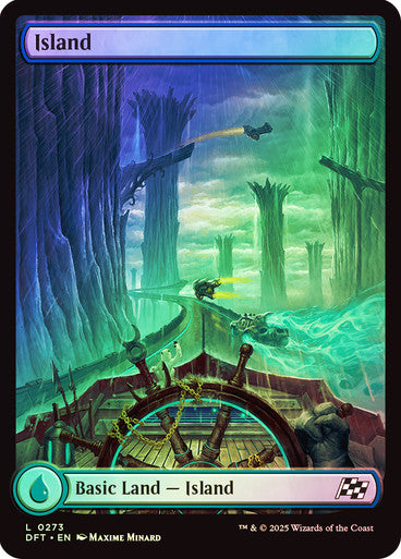 Island (Full Art Foil) #0273 L C [DFT]