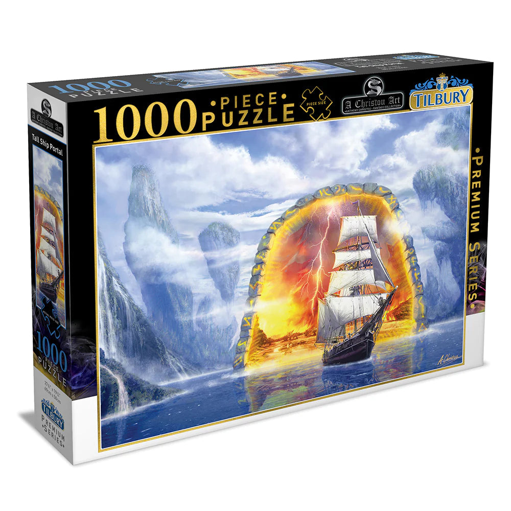 Tall Ship Portal - Thomas Kinkade - 1000pc Jigsaw Puzzle - MJM19577