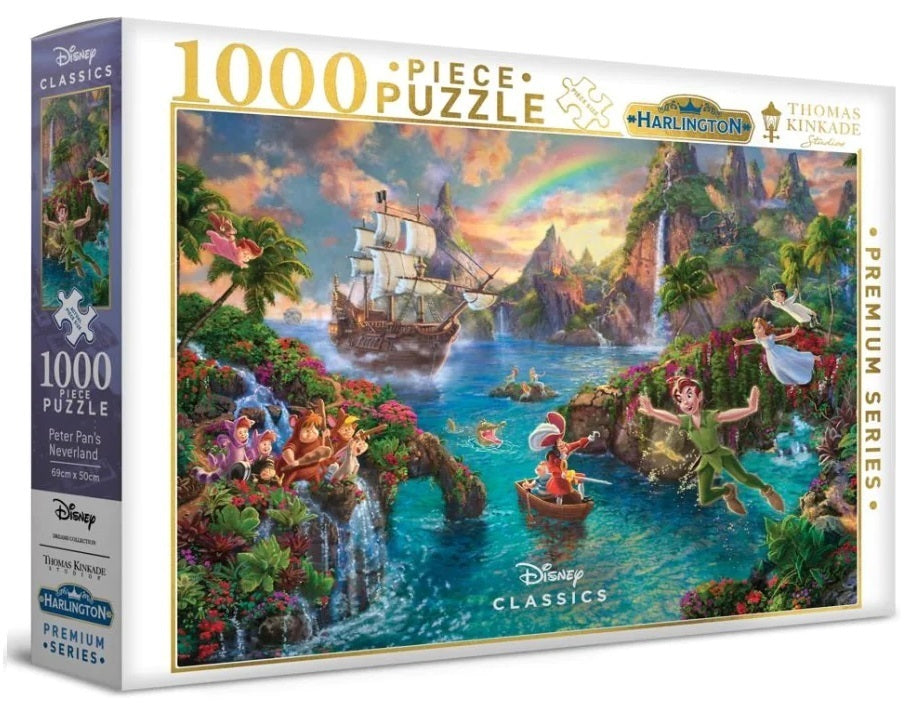 Peter Pan’s Neverland - Thomas Kinkade - 1000pc Jigsaw Puzzle - MJM20063