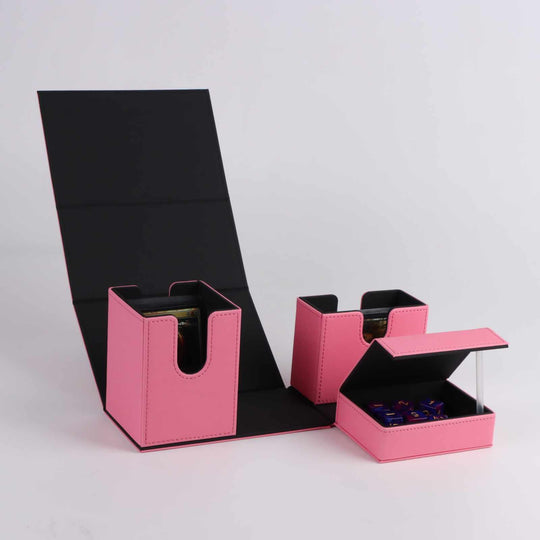 Pink Diamond Series - Deck Box v2 - Magnetic Closure - 160 Cards - Game Mate