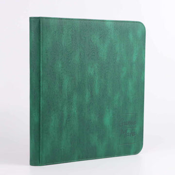 Green Wood Grain - 12pkt Card Binder - Zippered - 528 Cards - Game Mate