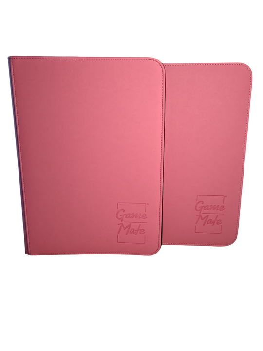 Pink Diamond Series - 12pkt Card Binder - Zippered - 528 Cards - Game Mate