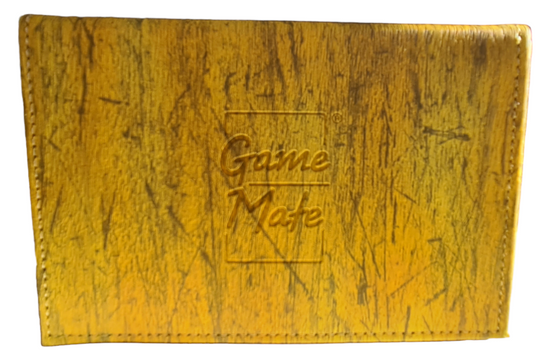 Yellow Wood Grain - Deck Box v2 - Magnetic Closure - 160 Cards - Game Mate