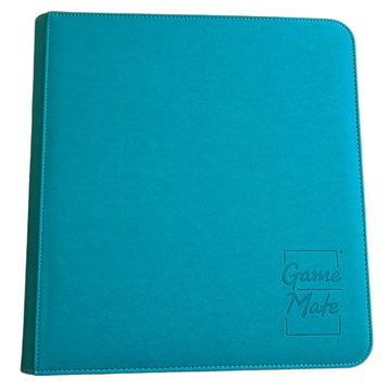 Teal Diamond Series - 12pkt Card Binder - Zippered - 528 Cards - Game Mate