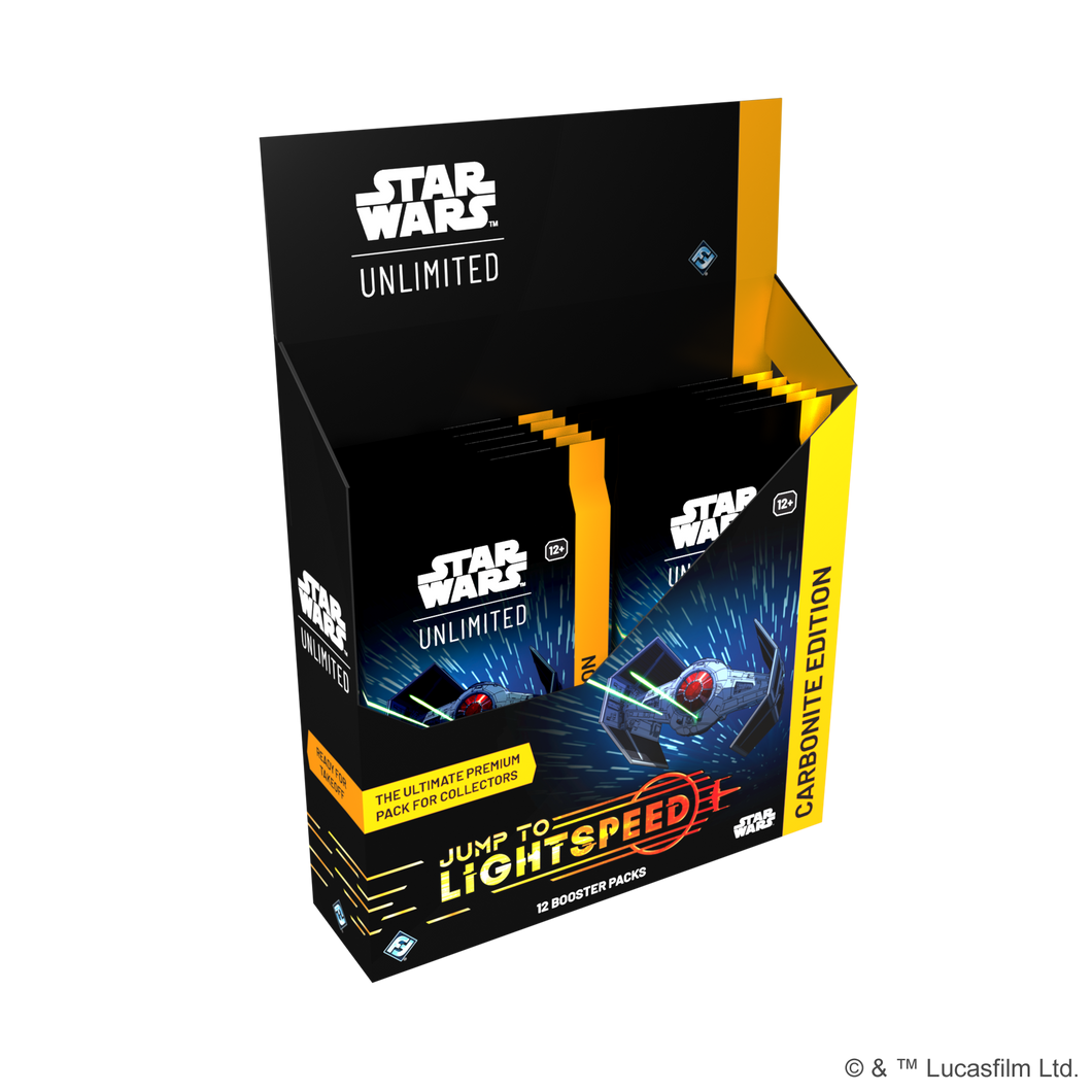 Jump to Lightspeed - Carbonite Booster Box - Star Wars Unlimited