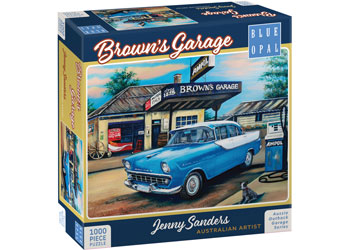 Jenny Sanders 'Browns Garage' 1000pc Jigsaw Puzzle