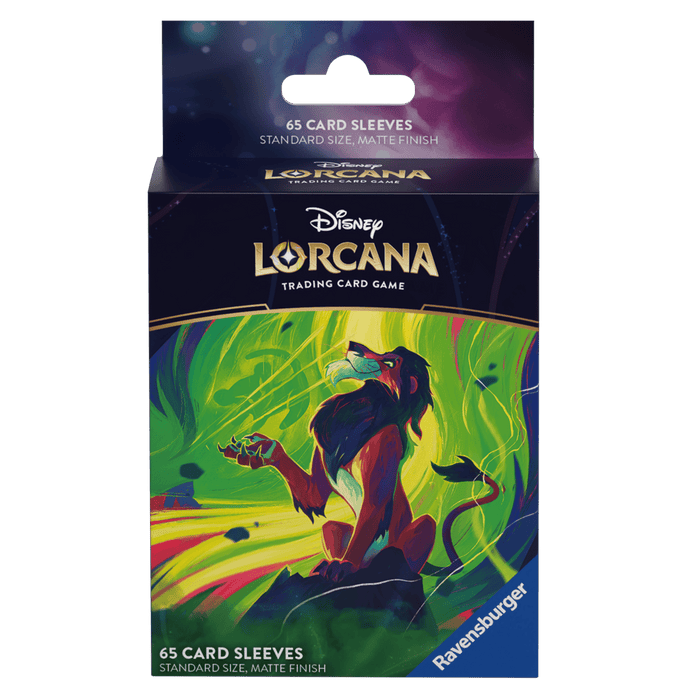 Scar Vengeful Lion - Azurite Sea [S6] - Lorcana Standard Size Matte Art Sleeves - Pack 65 - Ravensburger