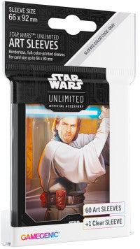 Obi-Wan Kenobi (64mm x 90mm) - Art (Code: Gray) - Star Wars Unlimited Matte Sleeves - Pack 60 - Gamegenic