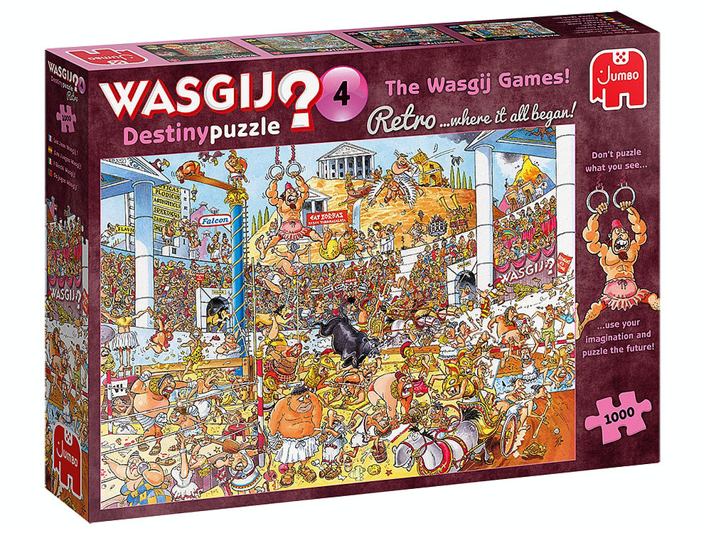 #4 The Wasgij Games - 1000 Piece Jigsaw Puzzle - Wasgij Retro Destiny - Jumbo