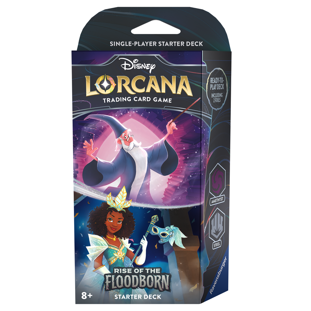 Rise of the Floodborn [S2] - Amethyst/Steel - Starter Deck - Disney Lorcana