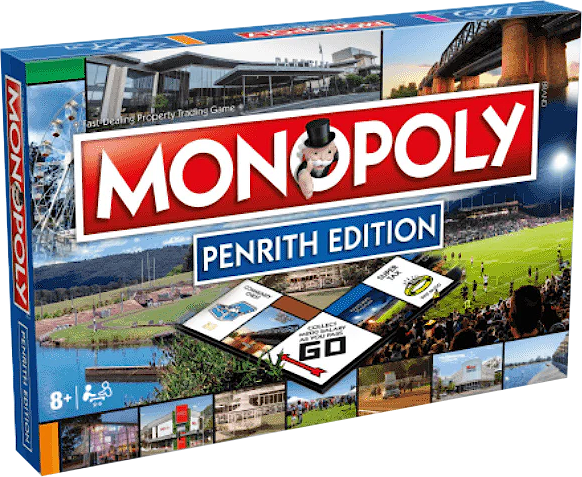 Monopoly Penrith game box