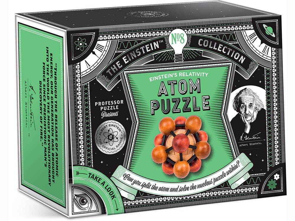 Einstein's Atom Puzzle - Professor Puzzle