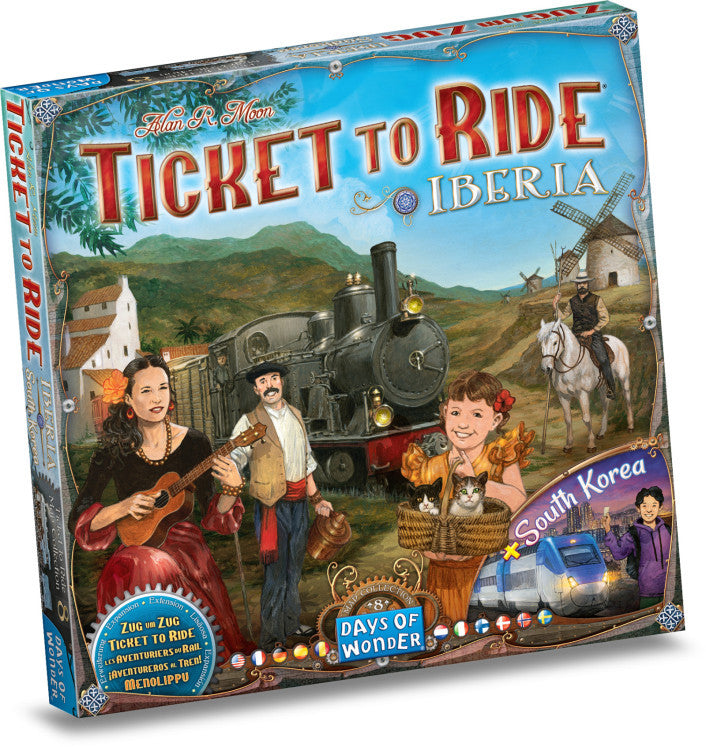 Ticket To Ride Iberia & South Korea - Expansion 8