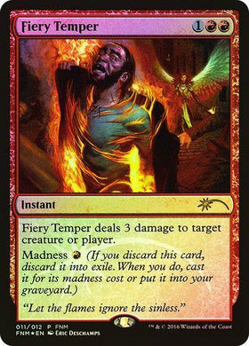 Fiery Temper Promo (Foil) - Mega Games Penrith