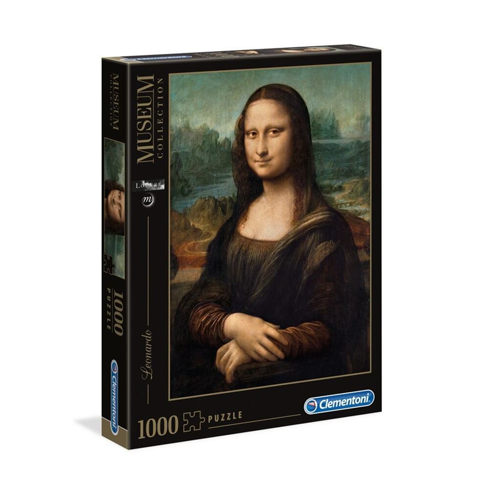 Mona Lisa - Leonardo - Museum Collection - 1000 Piece Jigsaw Puzzle - Clementoni