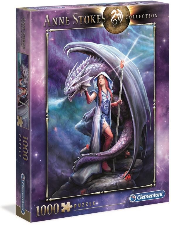 Dragon Mage - 1000pc Jigsaw Puzzle - Anne Stokes - Clementoni