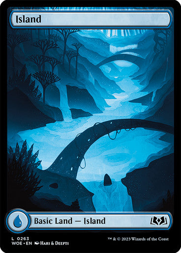 Island (full art) #0263 [WOE]