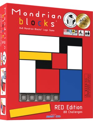 Mondrian Blocks Red Edition - Mega Games Penrith