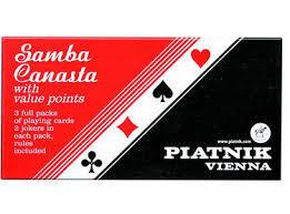 Piatnik Samba/Canasta/Bolivia w/points - Mega Games Penrith