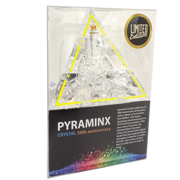 Pyraminx Crystal 50th Anniversary Limited Edition - Mega Games Penrith