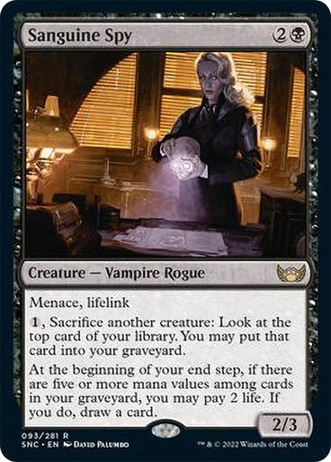 Sanguine Spy #093 Bk R [SNC]