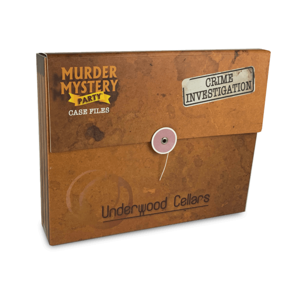 Murder Mystery Party Case Files - Underwood Cellars - Mega Games Penrith