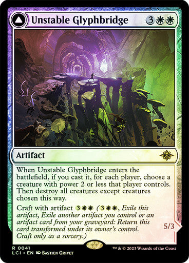 Unstable Glyphbridge // Sandswirl Wanderglyph (Foil) #0041 [LCI]